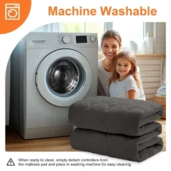 Hyleory Electric Heated Mattress Pad Ellipse Pattern Mattress Pad With Single Remote Control/Remote Dual Controls -Comforters Store GUEST 022e0fc3 e9d1 4337 8b95 eea289d71aa3