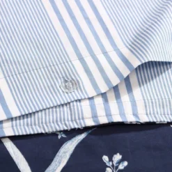 Laura Ashley 5pc Twin Branch Toile 100% Cotton Duvet Cover Bonus Set Blue -Comforters Store GUEST 07df4464 6dcc 4fed b370 9577a805bd0e