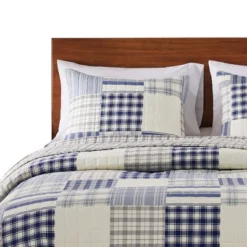 Napa Quilted Reversible Pillow Sham Blue By Greenland Home Fashions 9 Napa Quilted Reversible Pillow Sham Blue By Greenland Home Fashions -Comforters Store GUEST 0b4df8b2 2d7b 43bc 921d 05cb4a8a800f