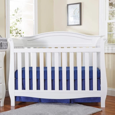 Everyday Kids Navy Blue Pleated Crib Skirt – 100% Cotton, Split Corners, 14" Drop, Fits Standard Cribs, Nursery Bedding For Boys And Girls 4 Everyday Kids Navy Blue Pleated Crib Skirt – 100% Cotton, Split Corners, 14" Drop, Fits Standard Cribs, Nursery Bedding For Boys And Girls - Image 2