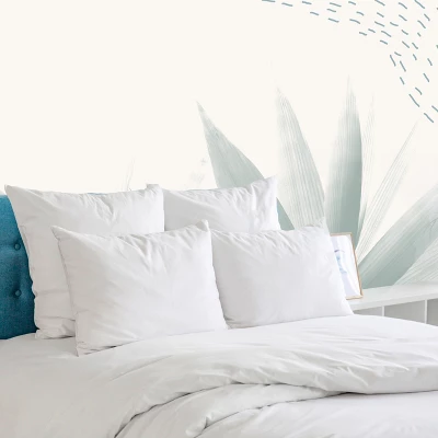 Zen Bamboo Breathable Bed Pillows For Sleeping, 2-Pack 3 Zen Bamboo Breathable Bed Pillows For Sleeping, 2-Pack