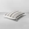 Textured Stripe Pillow Sham Dark Gray/Cream - Hearth & Hand™ With Magnolia -Comforters Store GUEST 0f13ca7b 719d 41c4 b902 7d206cc70b43
