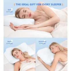 Itopfox Osteo Cervical Pillow For Neck Pain Relief, Hollow Design Odorless Memory Foam Pillows With Cooling Case, Orthopedic Bed Pillow For Sleeping -Comforters Store GUEST 101dcc68 5c31 4d3d b9e8 ca134eb21ead