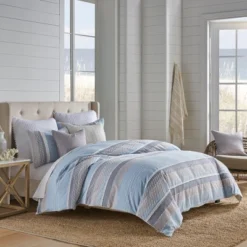 Santander Comforter Set - Blue, Grey & White - Levtex Home -Comforters Store GUEST 108611a5 21ef 4131 b30f f44760b86e1a