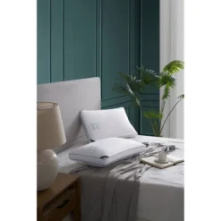 Sleep Climate King Firm/Extra Firm 300 Thread Count Machine Washable Down Alternative Pillow With 2" Gusset