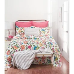 C&F Home 26" X 26" Decorative 100% Cotton Summer Euro Pillow Sham W/ Zipper Closure