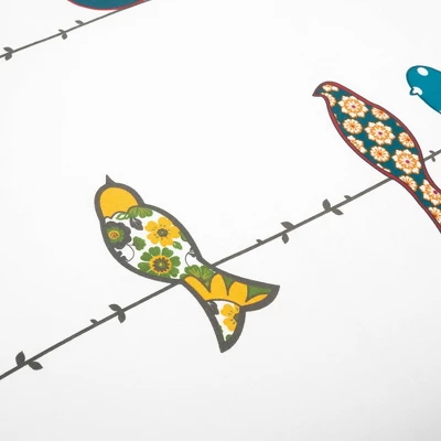 3pc Rowley Birds Cotton Duvet Cover Set - Lush Décor 4 3pc Rowley Birds Cotton Duvet Cover Set - Lush Décor - Image 2