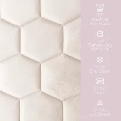 Nestl 100% Waterproof Quilted Mattress Pad Cover, Hypoallergenic Fitted Mattress Protectors, Upto 21-Inch Deep Pocket Fitted Mattress Cover -Comforters Store GUEST 1b076b9a f422 4d26 96fe c4fb66432b92