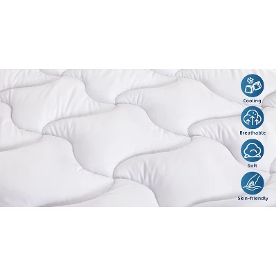 Dyonery 3" Full Size Dual Layer Memory Foam Mattress Egg Crate Firm Cooling Gel Memory Foam&Soft Pillow Top Mattress, Fits 8-21 Inches Deep Pocket 12 Dyonery 3" Full Size Dual Layer Memory Foam Mattress Egg Crate Firm Cooling Gel Memory Foam&Soft Pillow Top Mattress, Fits 8-21 Inches Deep Pocket - Image 10