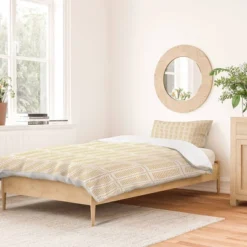 Dotty Boho Geometric Cotton Duvet & Sham Set - Deny Designs