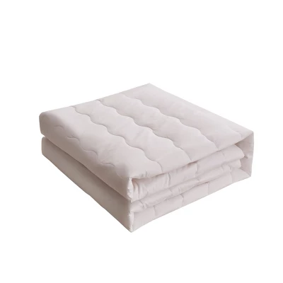 Farm To Home 100% Organic Cotton Quilted Wavy Down Alternative Mattress Pad 6 Farm To Home 100% Organic Cotton Quilted Wavy Down Alternative Mattress Pad - Image 4