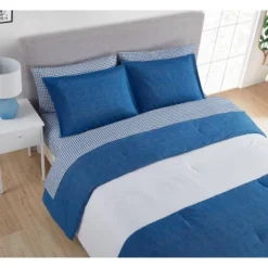 King Easton Duvet Cover Set Navy - Poppy & Fritz -Comforters Store GUEST 2439cd41 3cb1 481d 8117 aeafcb68c1de