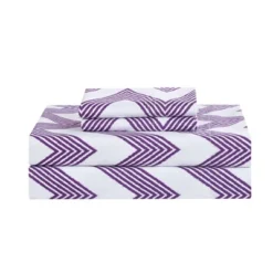 Foxville Pinch Pleated And Ruffled Chevron Print Reversible Multi Piece Comforter Set - Chic Home Design® -Comforters Store GUEST 25dd8547 e25d 4585 bf12 db3049e54e42