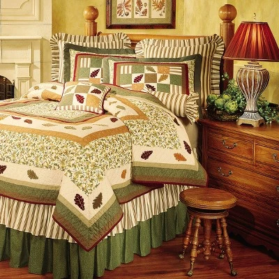 C&F Home 20" X 26" Falling Leaves Cotton Standard Sham - Machine Washable 3 C&F Home 20" X 26" Falling Leaves Cotton Standard Sham - Machine Washable