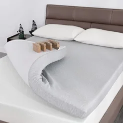 Dyonery 3“/4" Reversible Extra Firm Memory Foam Bed Topper For Pain Relief, High-Density Gel Bamboo Charcoal Mattress Pad With Removable Cover -Comforters Store GUEST 27147c12 541f 4ea9 8e0c 6206d8e48036