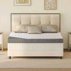 Dyonery 3 Inch Extra Firm Mattress Topper, High-Density Foam Bed Pad With Removable Cover, Pain Relief, CertiPUR-US Certified, -Comforters Store GUEST 28dd4029 237e 4a58 b326 7ad84a189046