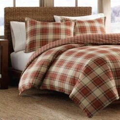 Edgewood Plaid Reversible Comforter Set - Eddie Bauer -Comforters Store GUEST 2948e81a ed6b 48f5 9bba 1c42bccd31ed