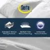 Serta Twin XL Power Clean Triple Action Waterproof Mattress Pad Moisture Wicking Protection -Comforters Store GUEST 2a5ec943 dd77 4967 b134 bf541fb20d44