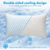 FCNIOS Bed Pillows For Sleeping, Queen Size Pillows Set Of 2, Cooling Pillow With Super Soft Down Alternative Fill For Side Back Stomach Sleepers -Comforters Store GUEST 2bc68f9b 4fcc 4c35 8e64 08457b9a6e71