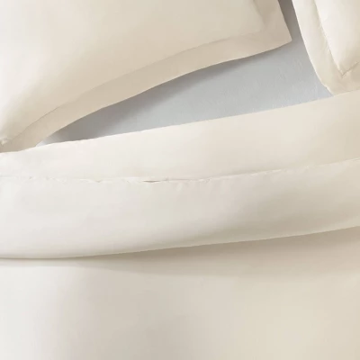 CVC 500 Thread Count Solid Duvet & Sham Set - Serta 3 CVC 500 Thread Count Solid Duvet & Sham Set - Serta