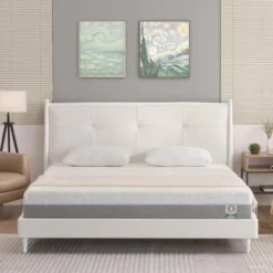 Dyonery 12" Full Size Gel Memory Foam Mattresses In A Box , Firm Foam Bed-Mattress, CertiPUR-US Certified, For Cool Sleep, Back Pain Relief, White -Comforters Store GUEST 332b0b00 7bf0 49d4 8181 e3672f34424c