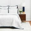 EY Essentials Hanima Navy Cotton Standard Sham - Machine Washable -Comforters Store GUEST 33f12982 808e 4052 9be6 a5bdcc8fa861