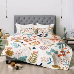 83 Oranges Botanical Harmony 100% Cotton Comforter Set - Deny Designs -Comforters Store GUEST 373fa191 fbd2 425d 940e 8e6d6bf2579a