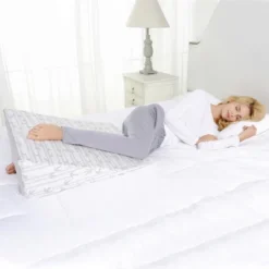 Memory Foam Wedge Sleeping Support Body Pillow, Removable Cover, White By Blue Nile Mills -Comforters Store GUEST 38218a0e 3828 4158 b0f7 aa8b9bccb76c