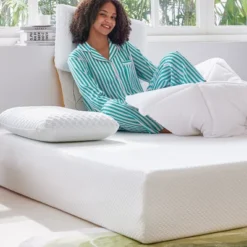 Dyonery RV Mattress 8/10 Inch Memory Foam Mattress With Tencel Cover, Premier Cooling Green Tea/Gel Medium Firm Bed Mattress In Box,White -Comforters Store GUEST 389a9d99 0f2c 4029 aa89 2e60fba90723