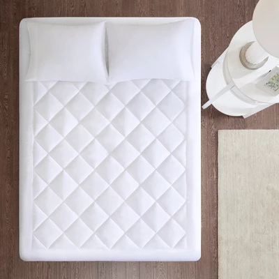 Diamond Pattern Solid Color Ultra Moisture Mattress Pad, Up To 18" Mattress Deep Pocket Waterproof Mattress Pad For All Seasons 4 Diamond Pattern Solid Color Ultra Moisture Mattress Pad, Up To 18" Mattress Deep Pocket Waterproof Mattress Pad For All Seasons - Image 2