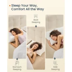 SONGMICS HOME Bed Pillows Standard Size Set Of 2, Down Alternative Hotel Pillow, 20 X 26 Inches, Cloud White 11 SONGMICS HOME Bed Pillows Standard Size Set Of 2, Down Alternative Hotel Pillow, 20 X 26 Inches, Cloud White -Comforters Store GUEST 38f4aed9 a2ed 4161 bd79 86c905a00234