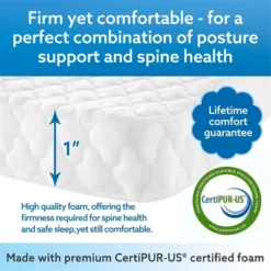 MYKKO Waterproof Pack And Play Mattress Pad , 38"x26" Universal Tri-Fold Foam Crib Mattress | Fits Graco, Baby Trend, Guava Family | Portable -Comforters Store GUEST 3a5d2a17 47c3 4c4c bb49 3c58c88c7244