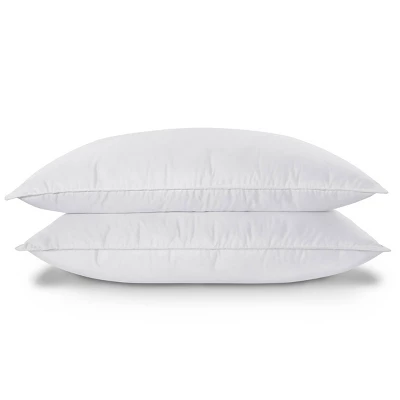 2pk Down Illusion Firm Bed Pillow - Serta 6 2pk Down Illusion Firm Bed Pillow - Serta - Image 4