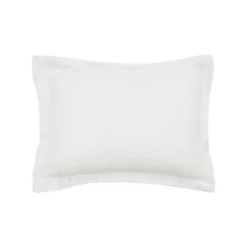 C&F Home 26" X 26" Ivory White Preston Cotton Pillow Sham W/ Flange