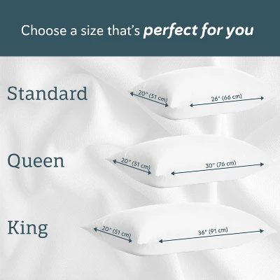 Aghana Digitals Hypoallergenic Down Alternative Bed Pillows Set Of 2, Standard Size 5 Aghana Digitals Hypoallergenic Down Alternative Bed Pillows Set Of 2, Standard Size - Image 3