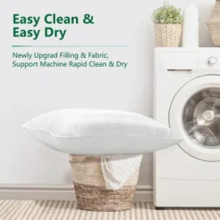 FAPO Bed Pillows Queen Size 2 Pack Soft Down Alternative Microfiber Pillows For Sleeping -Comforters Store GUEST 428eaeda 50a4 42af 8ae2 8354fce2e960