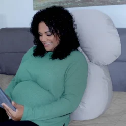 Leachco Snoogle Signature Support Pillow - Gray -Comforters Store GUEST 43509613 a102 405d a865 c1fd1e315b9f