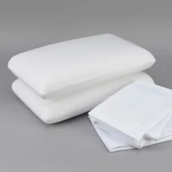 FONTOI Bedding Bundle Queen: Memory Foam Pillows, Sheet Set, Mattress Protector, White, 60"*16"*80" -Comforters Store GUEST 44ae87a7 f59d 4a07 9115 b2b95e95bf54