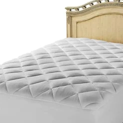 CIRCLESHOME Double Puff Fleece Mattress Pad For Cozy And Comfortable Sleep -Comforters Store GUEST 45f7094d 5ca9 40ca bf0e d229dff7c719