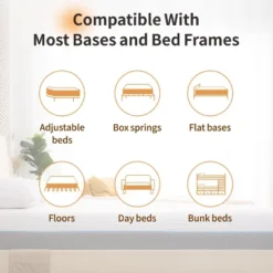 Dyonery 12 Inch Gel Memory Foam Mattresses In A Box For Back Pain Relief, Firm Foam Bed-Mattress For For Cool Sleep -Comforters Store GUEST 5250c97d dbd3 4d2f 83c2 dcba1b8298b6