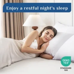 Itopfox Queen Size Pillows Set Of 2, Medium Supportive Bed Pillows With Super Soft Down Alternative Fill, Luxury Fluffy Hotel Quality For Side, Back -Comforters Store GUEST 53ed9204 d932 41e9 9d1b 0e63de73a2c6