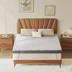 Dyonery 3" Twin XL Size Extra Firm Mattress Topper,High-Density Foam Mattress Pad With Removable Cover,No Smell,for Back Pain Relieving, 80'' X 60" -Comforters Store GUEST 55fdde89 0658 4a15 9924 d5b2b5750ec2