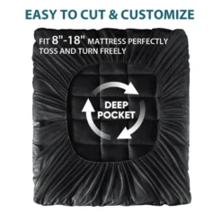 Inhand Queen Mattress Topper- Extra Thick Cooling Mattress Pad- White Mattress Protector Pillow Top With 8-21 Inch Deep Pocket Down Alternative Fill -Comforters Store GUEST 561888e5 b7f9 4f45 9f3d 3ead46c6a32a