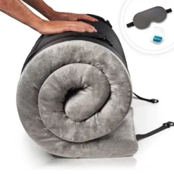 Zermatte Memory Foam Camping Mattress Pad | Portable Roll Up Mat For Tent, Car | Single, Twin, Kids Guest Bed W/Removable Waterproof Cover, Travel Bag -Comforters Store GUEST 5c0135df 4277 47d5 83db 4186f5cc70f4