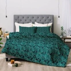 Holli Zollinger Maisey Teal Comforter Set - Deny Designs -Comforters Store GUEST 5c4d744b 7dd7 472d a943 74a25a2dad05