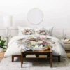 Iveta Abolina Eloise Crepe Floral Duvet Cover & Sham Set - Deny Designs -Comforters Store GUEST 5d6671f8 fa89 4f64 8274 6134a50d7832