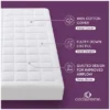 CIRCLESHOME Ultra-Plush Down Alternative Cotton Top Mattress Pad For Comfort & Protection -Comforters Store GUEST 60a546b1 bb70 48bf ada6 0aca20056690