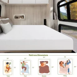 Dyonery Firm Twin Size Mattress 8 Inch, Tencel Cover, Premier Cool Green Tea/Gel Memory Foam High Density Mattress, Bed In Box For Back Pain,White 11 Dyonery Firm Twin Size Mattress 8 Inch, Tencel Cover, Premier Cool Green Tea/Gel Memory Foam High Density Mattress, Bed In Box For Back Pain,White -Comforters Store GUEST 65ad560f 6333 4e05 a077 cd871fee5932