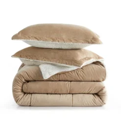 Peace Nest 3 Piece Winter Comforter Set Reversible Faux Shearling Ultra Soft Minky Plush -Comforters Store GUEST 6998c8fb 6875 4393 9ac6 a2b80434a202