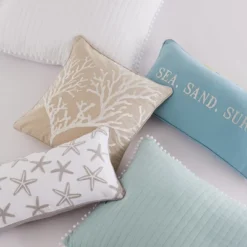 Pom Pom White Standard Sham - Levtex Home -Comforters Store GUEST 6a05ac32 430d 4de6 96e1 16249d6b32c5